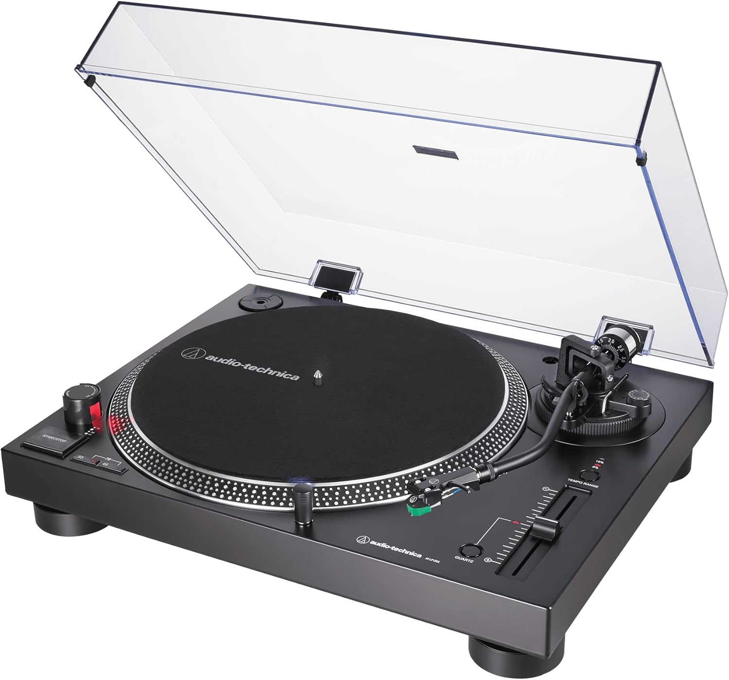 Audio-Technica AT-LP120XUSB-BK Direct-Drive Turntable (Analog & USB), Fully Manual, Hi-Fi, 3 Speed, Convert Vinyl to Digital, Anti-Skate and Variable Pitch Control Black - Image 2