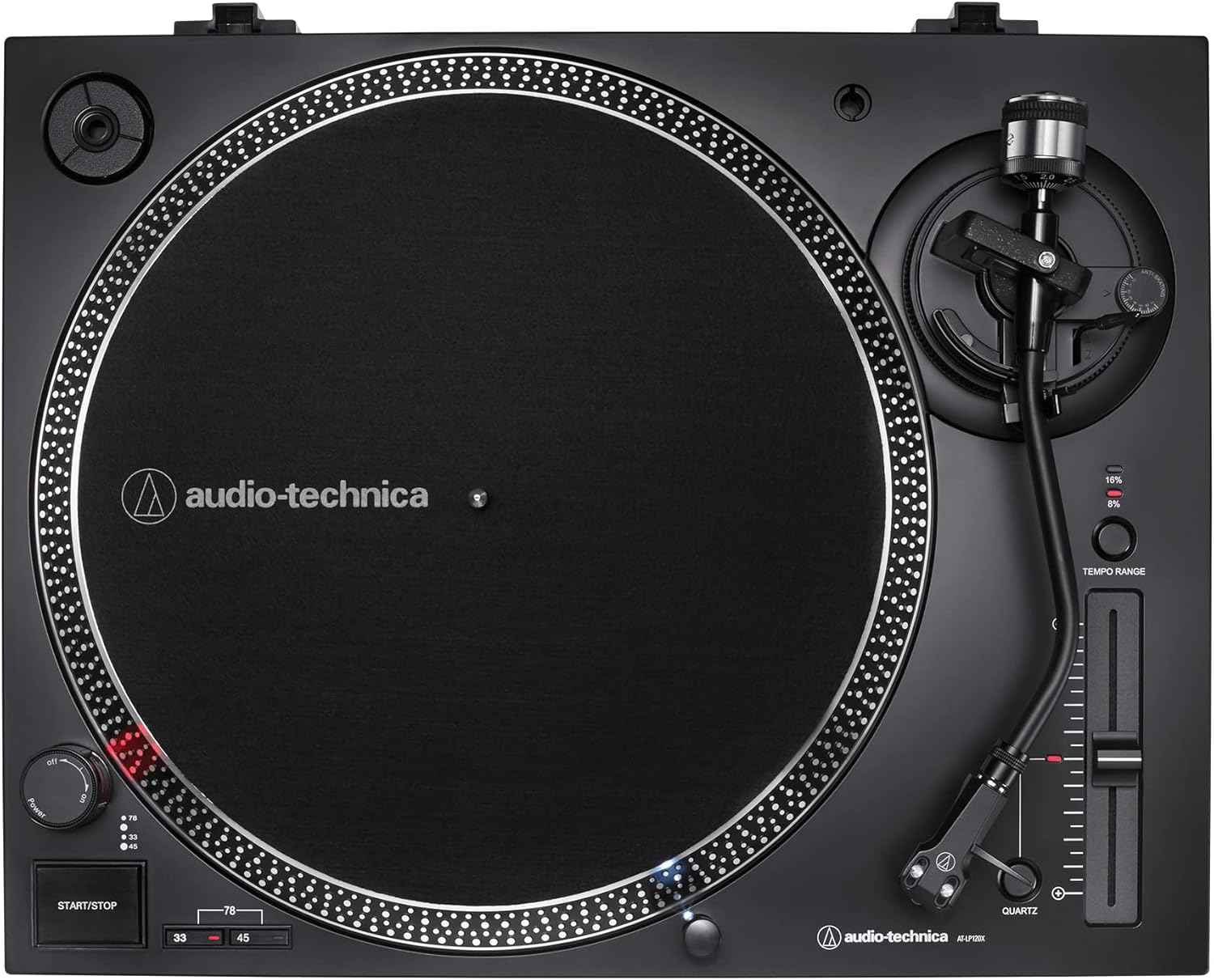Audio-Technica AT-LP120XUSB-BK Direct-Drive Turntable (Analog & USB), Fully Manual, Hi-Fi, 3 Speed, Convert Vinyl to Digital, Anti-Skate and Variable Pitch Control Black - Image 3