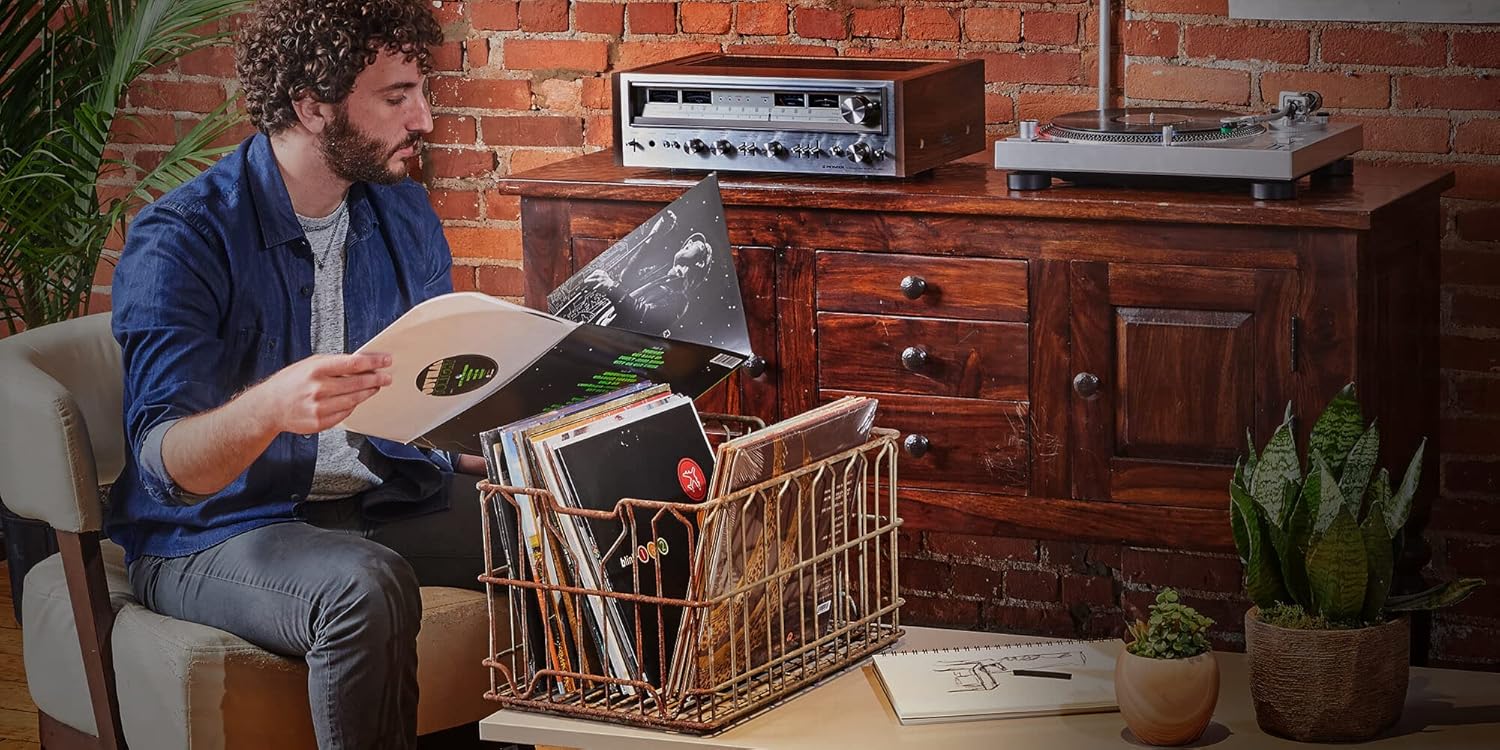 Audio-Technica AT-LP120XUSB-BK Direct-Drive Turntable (Analog & USB), Fully Manual, Hi-Fi, 3 Speed, Convert Vinyl to Digital, Anti-Skate and Variable Pitch Control Black - Image 4